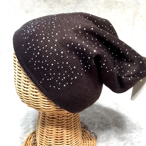 Brown Beanie stoned cap hat NEW - Picture 4 of 7